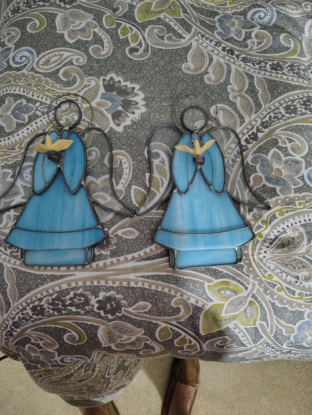 Stain Glass Angels Sun catcher Vintage
